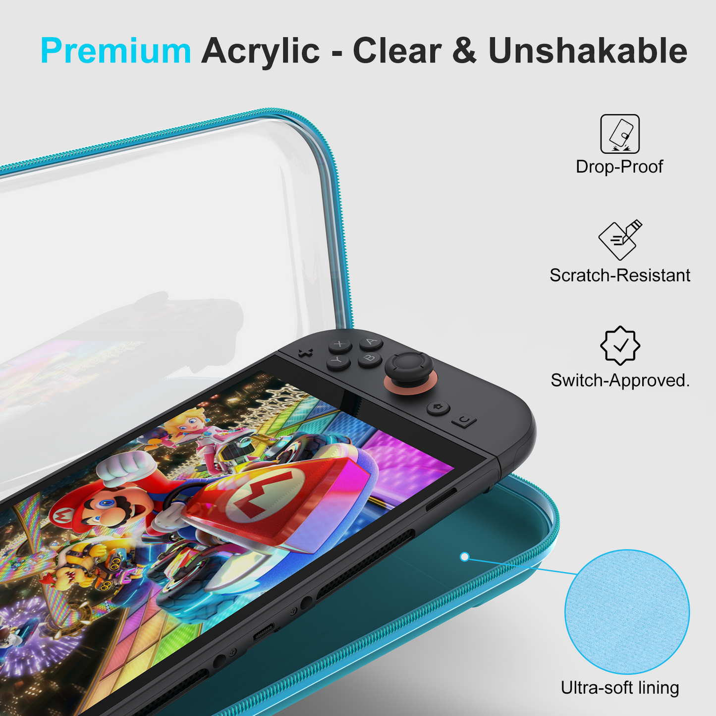 CRYSTAL SWITCH2 CLEAR CARRY CASE