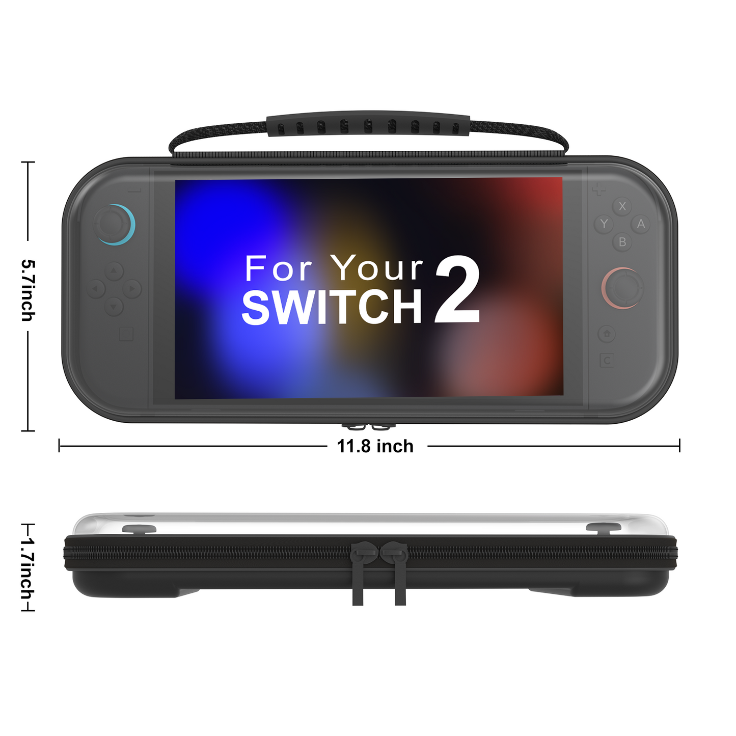 CRYSTAL SWITCH2 CLEAR CARRY CASE
