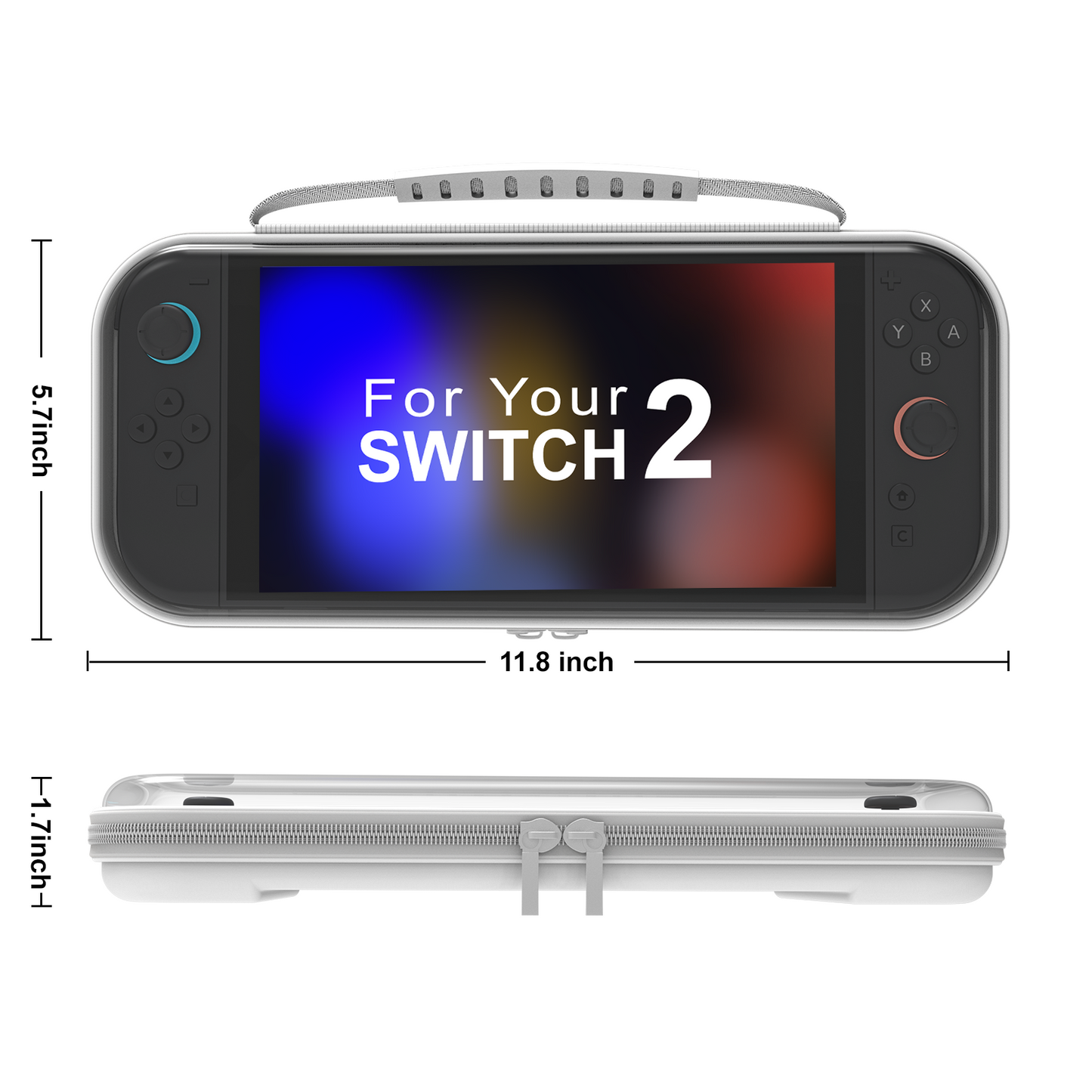 CRYSTAL SWITCH2 CLEAR CARRY CASE