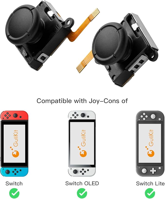 Hall Effect Joystick Replacement for JoyCon
